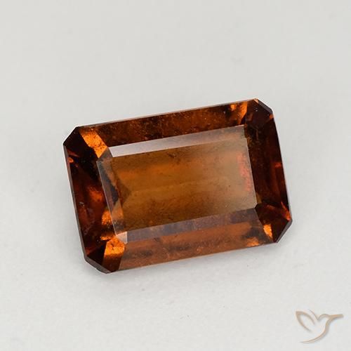 granate hessonita Naranja oscuro natural de 1.92 ct, Corte Octágono / Esmeralda, VS