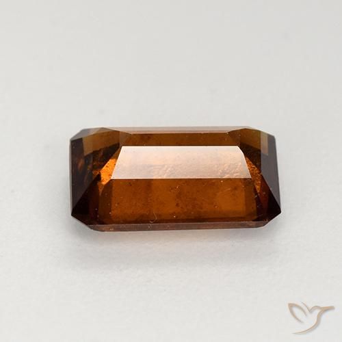 granate hessonita Naranja oscuro natural de 1.92 ct, Corte Octágono / Esmeralda, VS