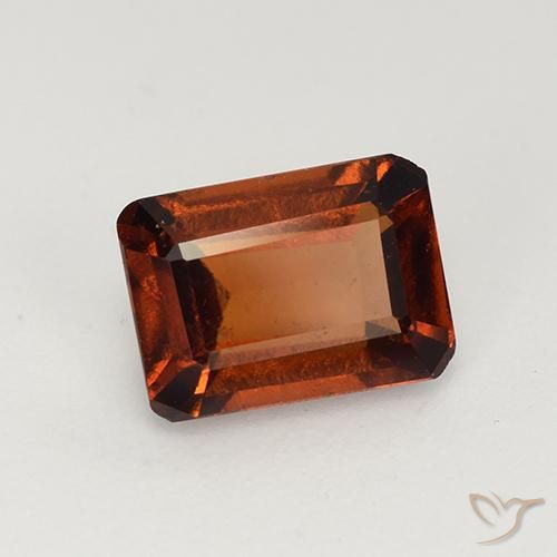 granate hessonita Naranja oscuro natural de 1.95 ct, Corte Octágono / Esmeralda, VS