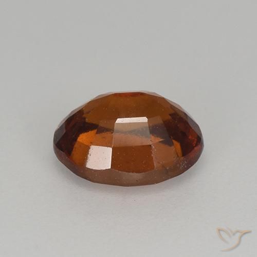 granate hessonita Naranja medio natural de 1.48 ct, Ovalada, VS