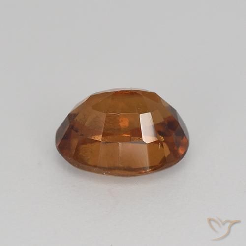 granate hessonita Naranja rojizo natural de 1.52 ct, Ovalada, VS