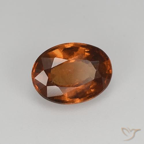 granate hessonita Marrón jengibre natural de 1.60 ct, Ovalada, VS