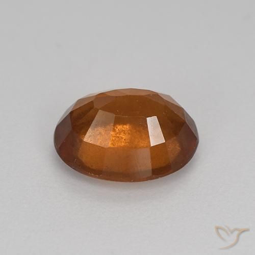 granate hessonita Naranja oscuro natural de 1.91 ct, Ovalada, VS-SI