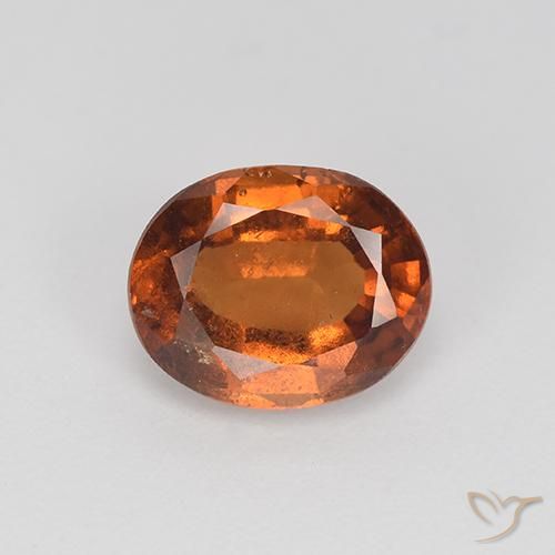 granate hessonita Marrón cálido natural de 2.20 ct, Corte Óvalo, VS-SI