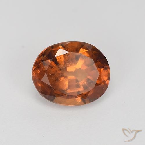 granate hessonita Marrón medio natural de 1.86 ct, Ovalada, VS-SI