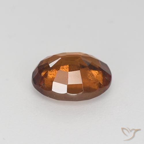 granate hessonita Marrón naranja natural de 2.00 ct, Ovalada, VS-SI