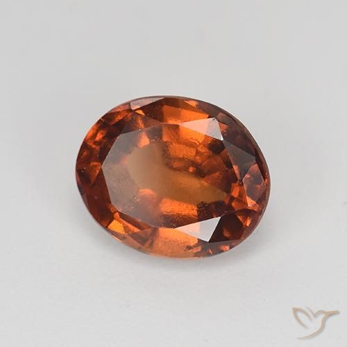 granate hessonita Marrón medio natural de 2.55 ct, Ovalada, VS-SI