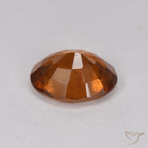 granate hessonita Naranja oscuro natural de 1.84 ct, Ovalada, VS-SI