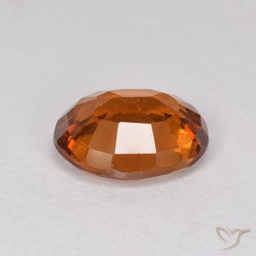 granate hessonita Naranja oscuro natural de 1.94 ct, Ovalada, VS-SI