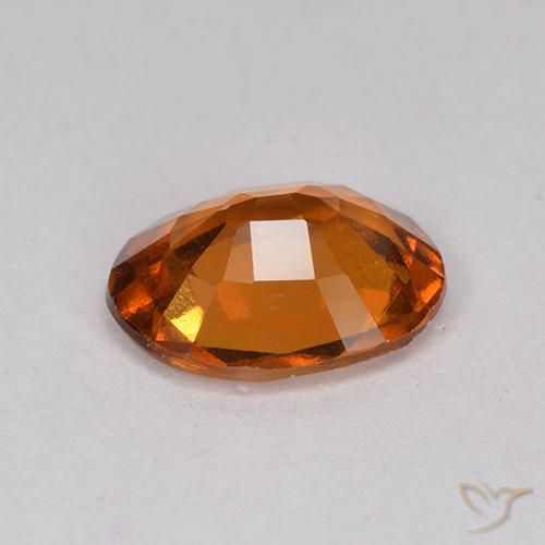 granate hessonita Naranja oscuro medio natural de 1.78 ct, Ovalada, VS-SI