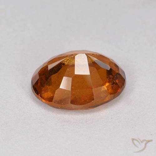 granate hessonita Naranja oscuro medio natural de 1.98 ct, Ovalada, VS-SI