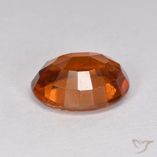 granate hessonita Naranja rojizo natural de 2.72 ct, Ovalada, VS-SI