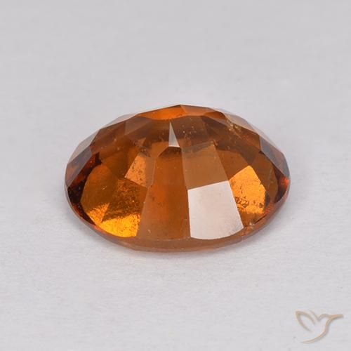 granate hessonita Ámbar naranja natural de 2.56 ct, Ovalada, VS-SI