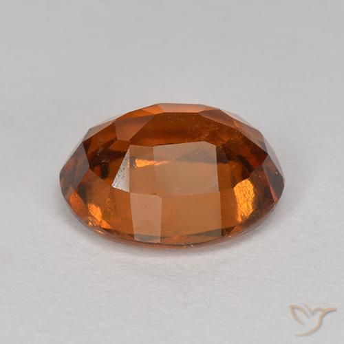 granate hessonita Naranja rojizo natural de 2.07 ct, Ovalada, VS