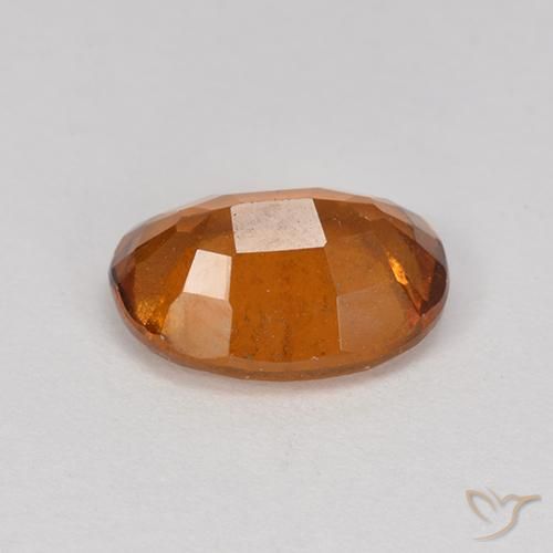 granate hessonita Naranja oscuro natural de 2.01 ct, Ovalada, VS