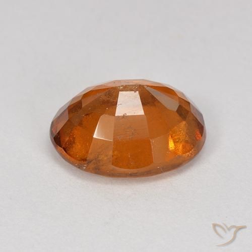 granate hessonita Naranja oscuro natural de 2.18 ct, Ovalada, VS-SI