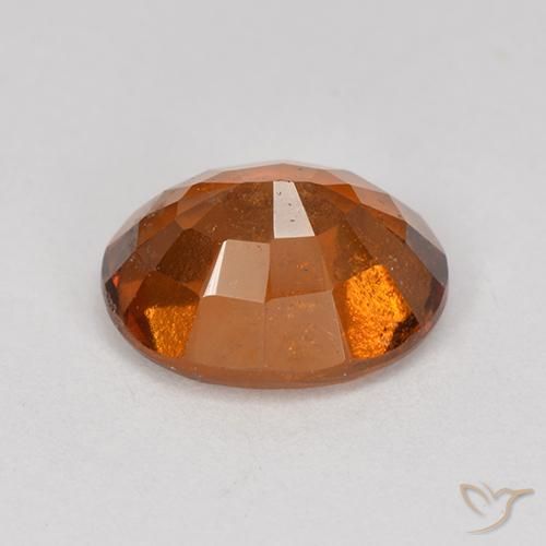 granate hessonita Naranja rojizo natural de 1.90 ct, Ovalada, VS-SI