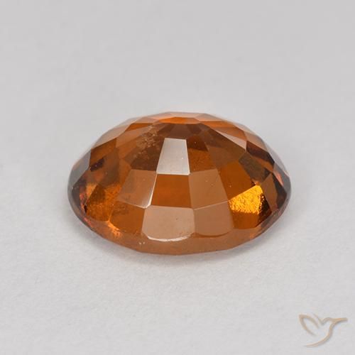 granate hessonita Naranja oscuro natural de 1.87 ct, Ovalada, VS