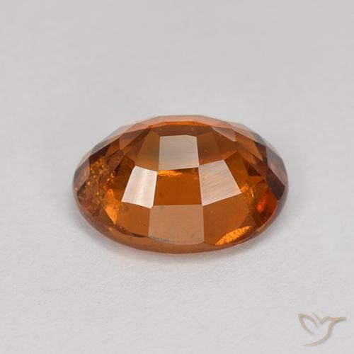 granate hessonita Naranja oscuro natural de 2.23 ct, Ovalada, VS-SI
