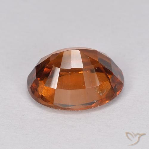 granate hessonita Naranja oscuro natural de 2.26 ct, Ovalada, VS