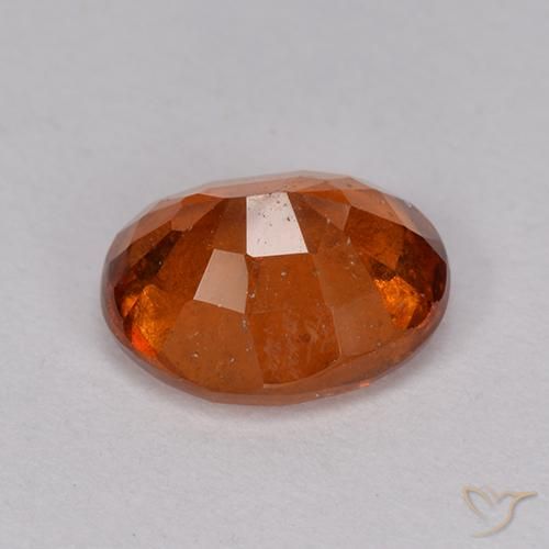 granate hessonita Ámbar naranja natural de 2.17 ct, Ovalada, VS-SI