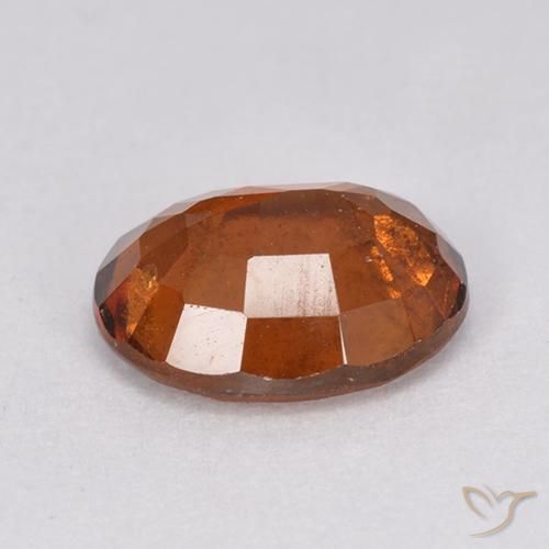 granate hessonita Naranja rojizo natural de 2.32 ct, Ovalada, VS-SI