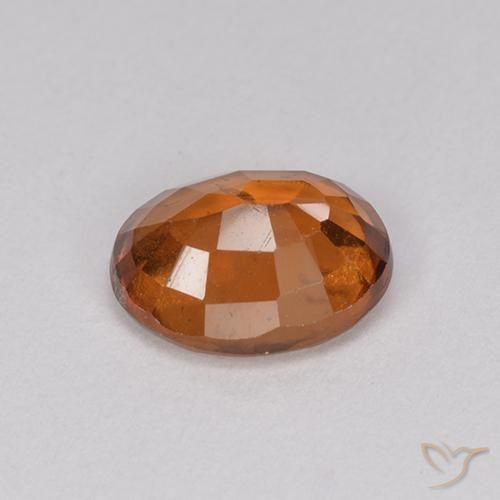 granate hessonita Naranja oscuro natural de 2.00 ct, Ovalada, VS-SI