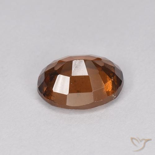 granate hessonita Naranja oscuro medio natural de 2.14 ct, Ovalada, VS