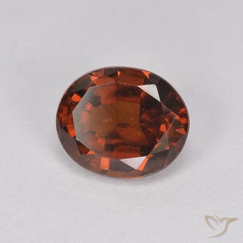 granate hessonita Ámbar naranja natural de 2.04 ct, Ovalada, VS