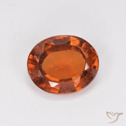 2.28ct Natural Naranja medio Granate Hessonita, Ovalada, VS
