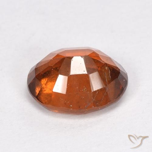 granate hessonita Naranja medio natural de 2.12 ct, Ovalada, VS-SI