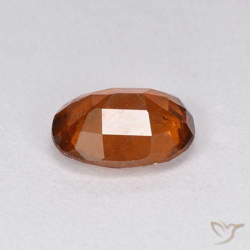 granate hessonita Naranja oscuro natural de 1.97 ct, Ovalada, VS-SI
