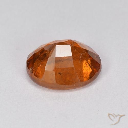 granate hessonita Naranja oscuro natural de 1.91 ct, Ovalada, VS-SI