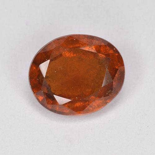 granate hessonita Naranja natural de 1.93 ct, Corte Óvalo, VS-SI