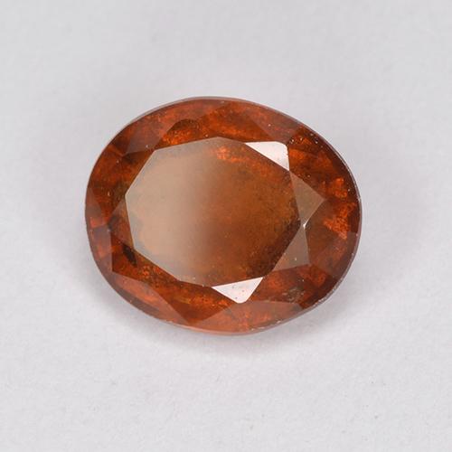 granate hessonita Naranja natural de 1.93 ct, Corte Óvalo, VS-SI
