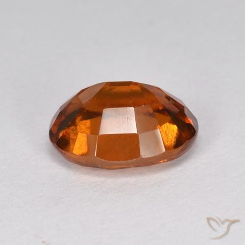 granate hessonita Naranja oscuro natural de 2.08 ct, Ovalada, VS