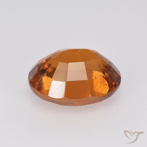granate hessonita Naranja oscuro medio natural de 2.41 ct, Ovalada, VS-SI