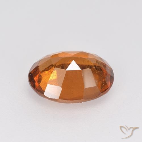 granate hessonita Naranja oscuro medio natural de 1.87 ct, Ovalada, VS-SI