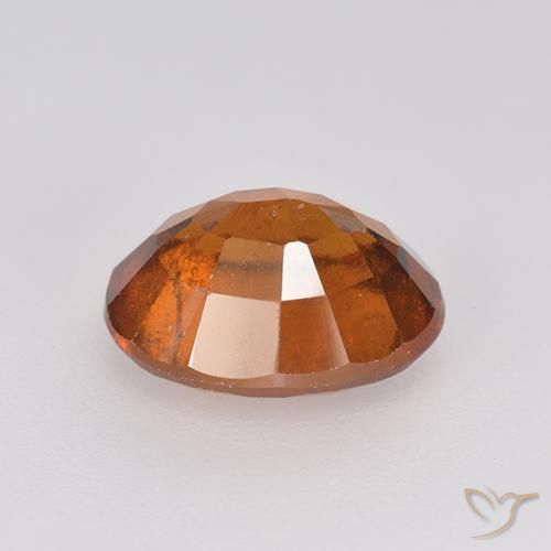 granate hessonita Naranja oscuro natural de 2.29 ct, Ovalada, VS-SI