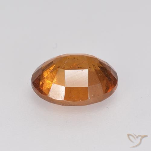 granate hessonita Naranja oscuro natural de 1.84 ct, Ovalada, VS-SI