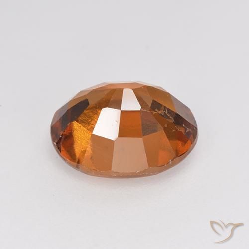 granate hessonita Naranja oscuro natural de 2.39 ct, Ovalada, VS