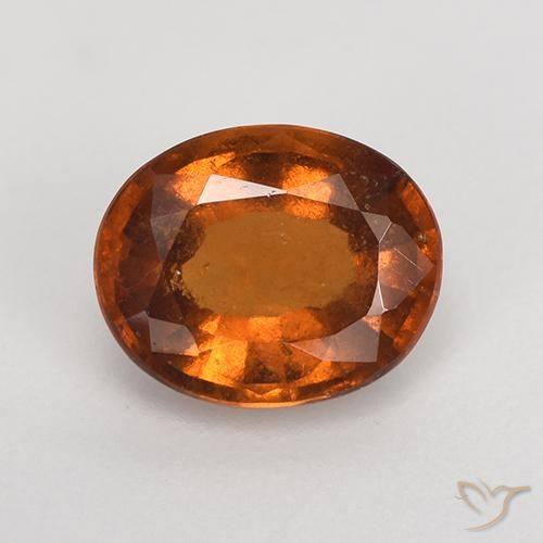 1.76ct Natural Naranja medio Granate Hessonita, Ovalada, VS-SI