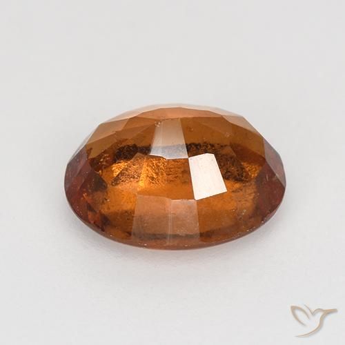 granate hessonita Naranja medio natural de 1.76 ct, Ovalada, VS-SI