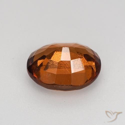 granate hessonita Ámbar naranja natural de 1.57 ct, Ovalada, VS