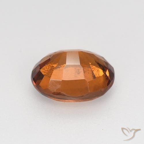 granate hessonita Naranja oscuro natural de 1.48 ct, Ovalada, VS
