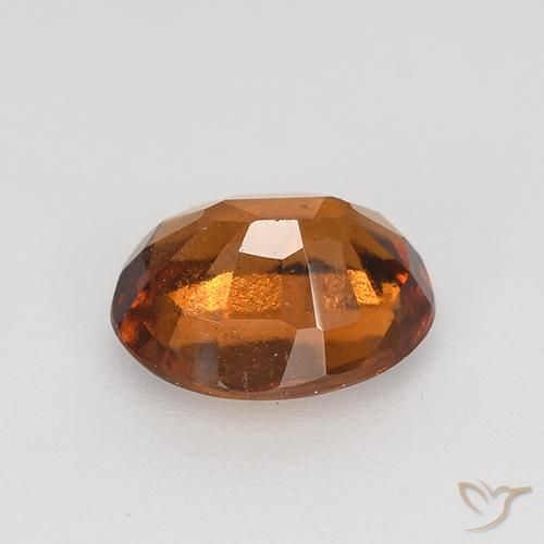 granate hessonita Naranja oscuro natural de 1.45 ct, Ovalada, VS
