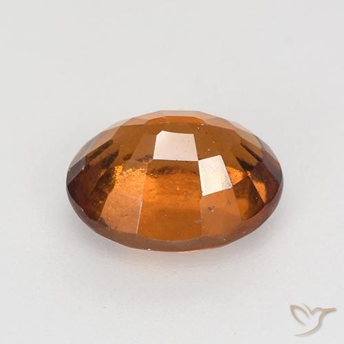 granate hessonita Naranja oscuro natural de 1.74 ct, Ovalada, VS