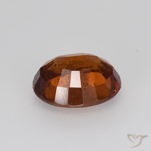 granate hessonita Marrón rojizo natural de 2.72 ct, Ovalada, VS-SI