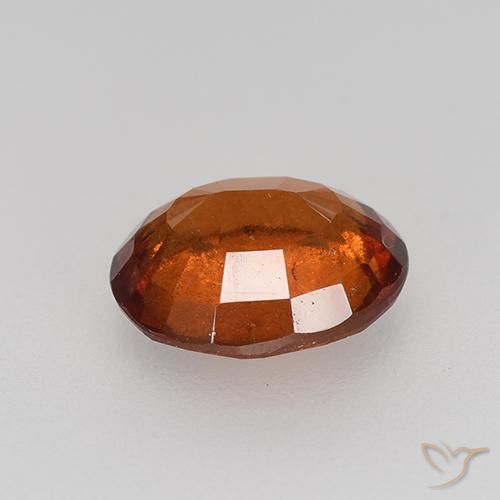 granate hessonita Naranja rojizo natural de 2.44 ct, Ovalada, VS-SI