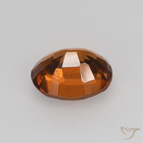 granate hessonita Naranja oscuro natural de 1.75 ct, Ovalada, VVS-VS